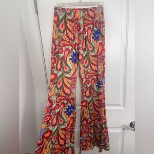 Groovy Colorful Print Pants